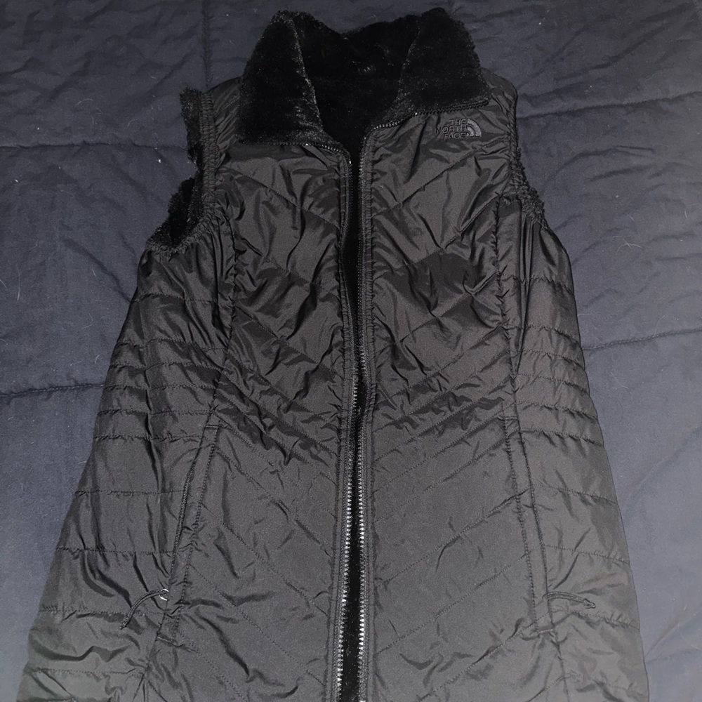 Reversible north face vest, warn once or twice